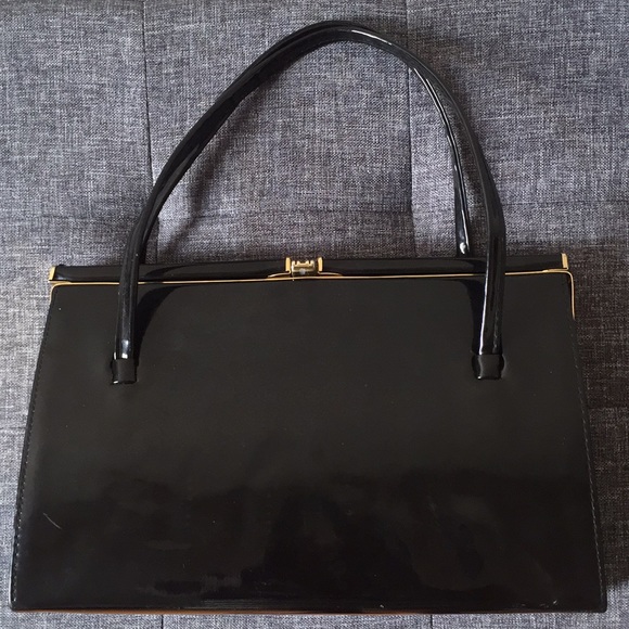 Vintage satchel Black Bag - Picture 5 of 6